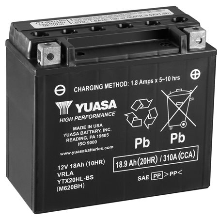 Yamaha Kodiak EPS Euro4 450 2016-2020 Bateria YUASA Alto Rendimiento Yamaha Kodiak EPS Euro4 450 2016-2020 Bateria YUASA Alto Rendimiento